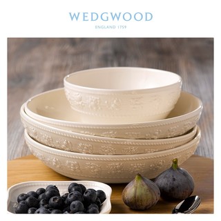 WEDGWOOD 威基伍德欢愉假日餐碗陶瓷饭碗实用面碗中式米饭碗 欢愉假日象牙白22厘米碗 1头