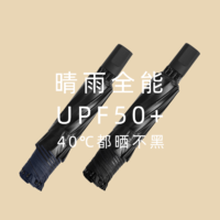 家装季：mikibobo 米奇啵啵 晴雨伞胶囊伞防UPF50+太阳伞遮阳伞 黑色
