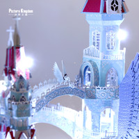 拼界王国天使城堡3d立体拼图 手工DIY玩具网红金属建筑模型送女生