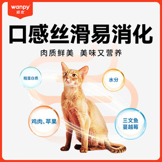 顽皮（Wanpy）噜吸吸/果饭猫条猫湿粮猫零食成猫幼猫猫粮猫罐头营养膏 2口味混合猫条120支