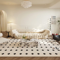 红鹤 侘寂风客厅地毯卧室地毯家用日式北欧沙发茶几床边毯现代简约地垫