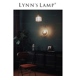 立意 Lynn's 立意 北欧全铜壁灯个性创意月亮床头卧室灯简约走廊复古灯