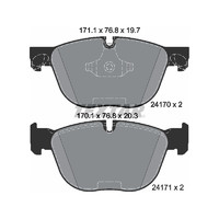 TEXTAR 泰明顿 刹车片前片适用于宝马X4 16-18年/X5 06-18年 2417003