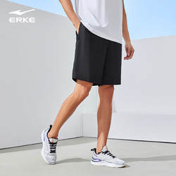 ERKE 鸿星尔克 运动短裤男士2024夏季健身速干裤薄款训练透气短裤五分裤