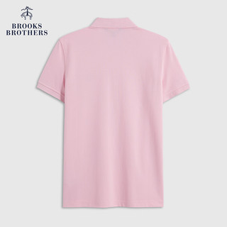 布克兄弟（BrooksBrothers）女士24春夏美式棉质翻领针织Polo衫 B655-深粉色 M