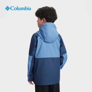 Columbia哥伦比亚户外24春夏儿童防水冲锋衣旅行外套SY4692 479 XS（120/60）