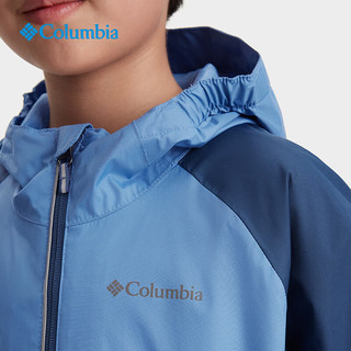 Columbia哥伦比亚户外24春夏儿童防水冲锋衣旅行外套SY4692 479 XS（120/60）