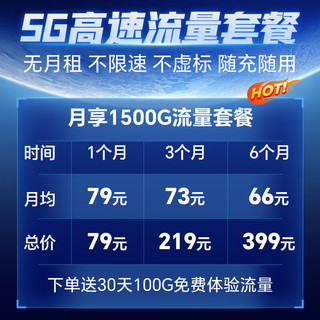 夏新5g随身wifi6移动无线插卡路由器cpe全网通千兆双频便携式车载上网卡高速流量 5G臻享版【双频wifi6网速狂飙】