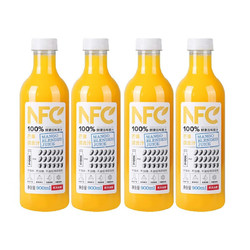 NONGFU SPRING 农夫山泉 NFC 芒果汁/橙汁900ml*4瓶