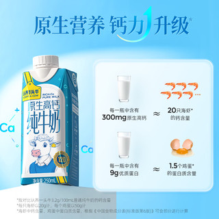 认养一头牛 纯牛奶 礼盒装 高钙牛奶 原生高钙梦幻盖 250ml*10盒