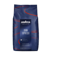 LAVAZZA 拉瓦萨 咖啡豆 意大利进口纯黑咖啡可研磨粉 1KG 特浓型 GRAND ESPRESSO