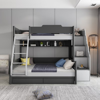 OLEY 欧朗 北欧简约小户型上下层儿童床 现代家用双层床多功能储物子母床