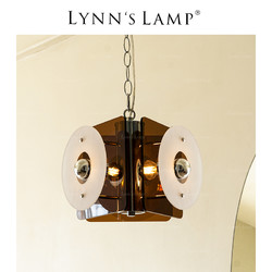 立意 Lynn's立意 包豪斯bahaus餐厅吊灯 咖啡色三头北欧卧室亚克力灯具