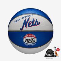 Wilson 威尔胜 NBA球队队徽迷你儿童礼物玩具橡胶3号篮球