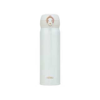 膳魔师（THERMOS）保温杯500毫升316钢男女士儿童保冷水杯子茶杯JNL-500S-Plus-PRW ☆新·316钢 象牙白