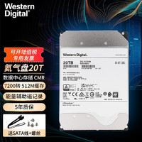 西部数据 WD） 企业级nas服务器存储机械硬盘6T8T10T14T16T18T20T 7200转 20TB 氦气 WUH722020BLE6L4