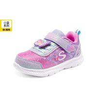 SKECHERS 斯凯奇 女婴童小童|春季女童鞋排汗网布休闲鞋魔术贴运动鞋