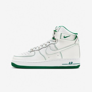 NIKE 耐克 Air Force AF1空军一号白绿经典女子高帮板鞋