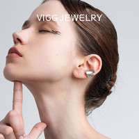 VIGG JEWELRY VIGG枯叶耳夹无耳洞女2023年新款潮小众设计感耳骨夹个性百搭耳饰