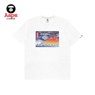 Aape 男士火山印花短袖T恤 AAPTEM0968XXI