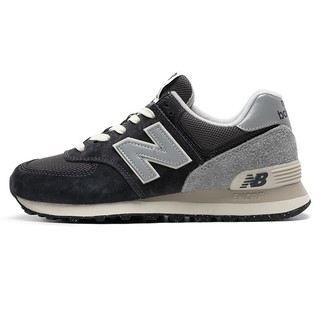 NIKE 耐克 NEW BALANCE官方NB574男鞋女鞋 24春季新款休闲鞋透气U574GM2-D/黑灰色 40 (脚长25cm)