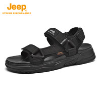 Jeep 吉普 夏季新款潮流凉拖休闲气垫防滑舒适沙滩鞋户外溯溪男鞋