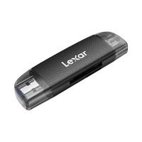 Lexar 雷克沙 RW310 TF/SD二合一读卡器 黑色 USB3.2 Type-C双接口