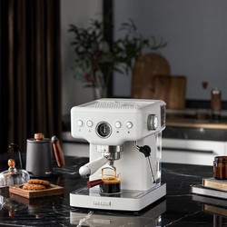 PETRUS 柏翠 海盐小方意式咖啡机家用浓缩蒸汽打奶泡机PE3690S