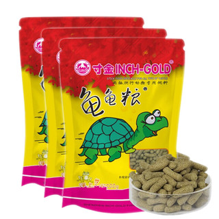 INCH-GOLD 寸金 中大型龟龟粮 10mm 500g*3袋