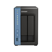 QNAP 威联通 NAS TS-216-2G/2022新品/CortexA55四核CPU/2x M.2 2280 PCIe/内置NPU/低功耗 存储服务器nas家用