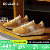 saucony 索康尼 复古休闲鞋男女同款夏季运动鞋子JAZZ RENEW吴念真 黄-3 42