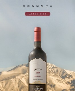 台阶安第斯山脉 1000 马尔贝克干红静态葡萄酒 750ml