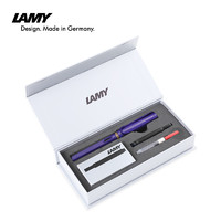 LAMY 凌美 德国进口钢笔狩猎Safari系列磨砂黑墨水笔+吸墨器+t10墨囊磁性礼盒套装女男士成人儿童小学生商务