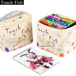 touch fish 马克笔套装学生动漫油性水彩笔