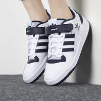 限尺码：adidas ORIGINALS 男鞋女鞋运动鞋FORUM LOW低帮透气舒适休闲鞋轻便滑板鞋