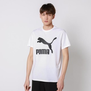 PUMA 彪马 百搭经典大logo清爽透气棉质款男式女式款短袖运动T恤