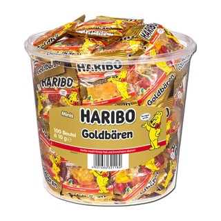 Nimm2 二宝 HARIBO 哈瑞宝 德国进口小熊水果软糖桶装1000g