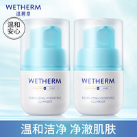 WETHERM 温碧泉 洗面奶 男女护肤化妆品 小胖墩安呵洁颜蜜120ml*2 温和洁净不紧绷