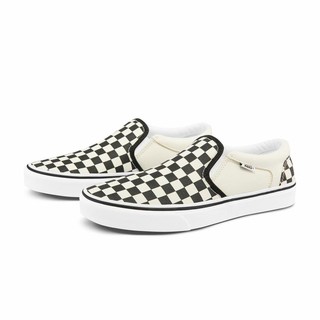 VANS 范斯 官方 线上专售Asher黑白棋盘格舒适一脚蹬男鞋板鞋