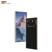 ONJIE德国适用于小米11ultra手机壳xiaomi11ultra素皮防摔手机壳 11ultra静谧黑