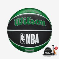 Wilson 威尔胜 官方NBA球队队徽室外橡胶7号篮球