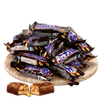 SNICKERS 士力架 巧克力花生夾心巧克力16條排塊禮盒裝