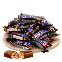 SNICKERS 士力架 巧克力花生夹心巧克力16条排块礼盒装