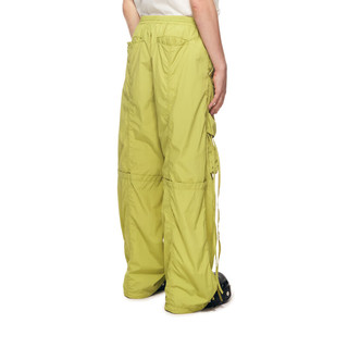 英克斯（inxx）时尚潮牌夏工装风休闲裤梭织长裤男女同款XXE2235073 绿色 XS