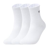 361° 新款保暖男式平板长袜三双装男式运动袜