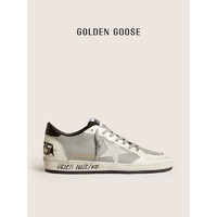 Golden Goose2024款 Ball Star 男士厚底休闲鞋脏脏鞋 白色/灰色 42