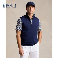 Polo Ralph Lauren 拉夫劳伦 男装 24年春弹力平纹针织马甲RL18107 410-雅致深蓝色 XL