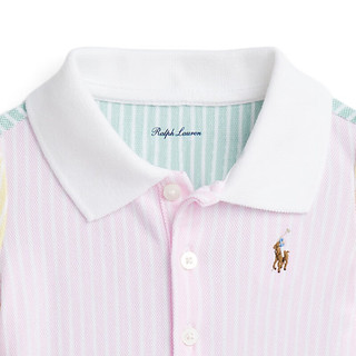 Polo Ralph Lauren 拉夫劳伦 女婴 24年春Polo棉连衣裙和灯笼裤RL41206 999-多色 24M