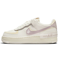 NIKE 耐克 休闲鞋女子板鞋空军一号AF1 SHADOW运动鞋DZ1847-104帆白37.5