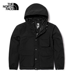 thenorthface北面冲锋衣男户外防风单层夹克24春上新7w7f黑色jk33xl